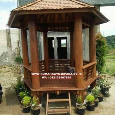 harga gazebo glugu jepara