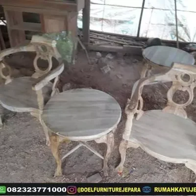 Kursi Teras Jati Kecil