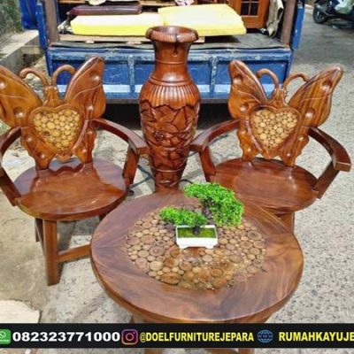 Kursi Teras Jati Unik