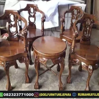 kursi teras jati jadul