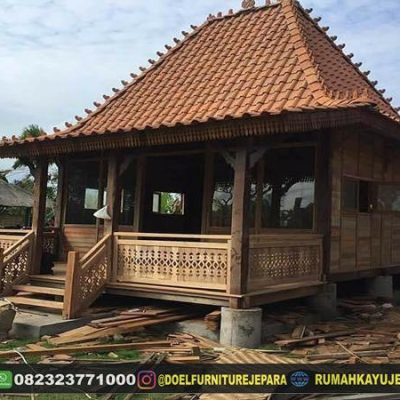 rumah full kayu jati