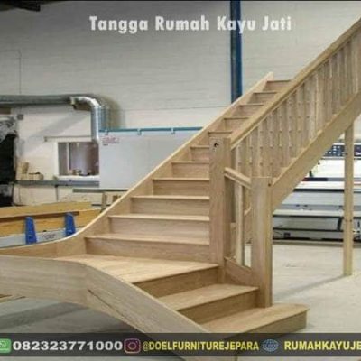 tangga rumah kayu jati