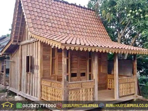 harga rumah kayu modern