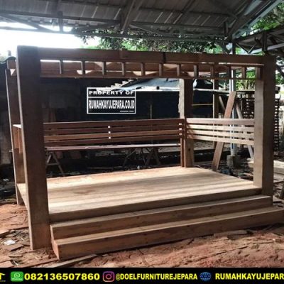 gazebo tanpa atap