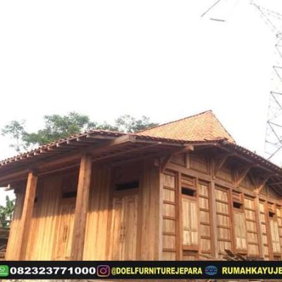 rumah dari kayu minimalis