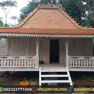 rumah kayu panggung minimalis