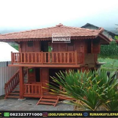 rumah tingkat dari kayu