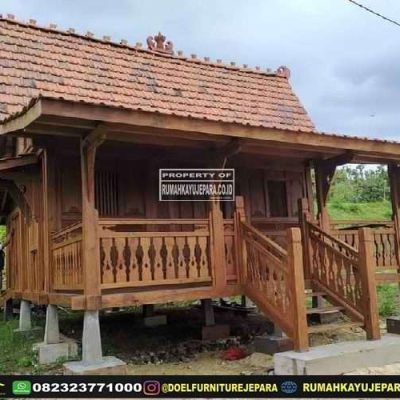 rumah kayu klasik modern