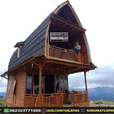 rumah tingkat kayu minimalis