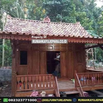 rumah panggung kayu minimalis