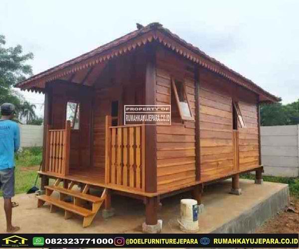 rumah kayu kelapa