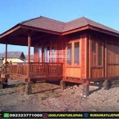 rumah kayu modern minimalis