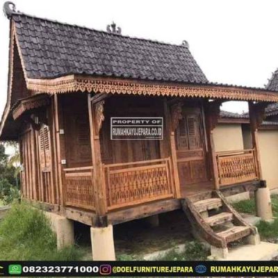 rumah kayu tradisional minimalis