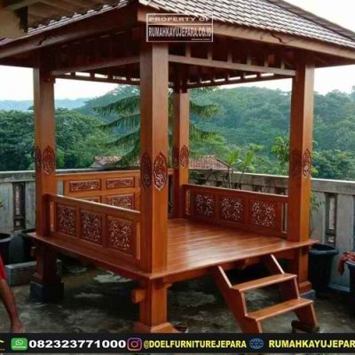 gazebo taman minimalis