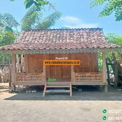 villa kayu minimalis