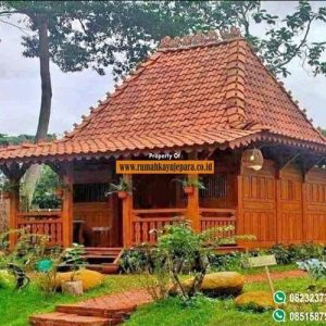 rumah kayu jawa