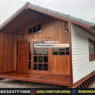 rumah kabin kayu
